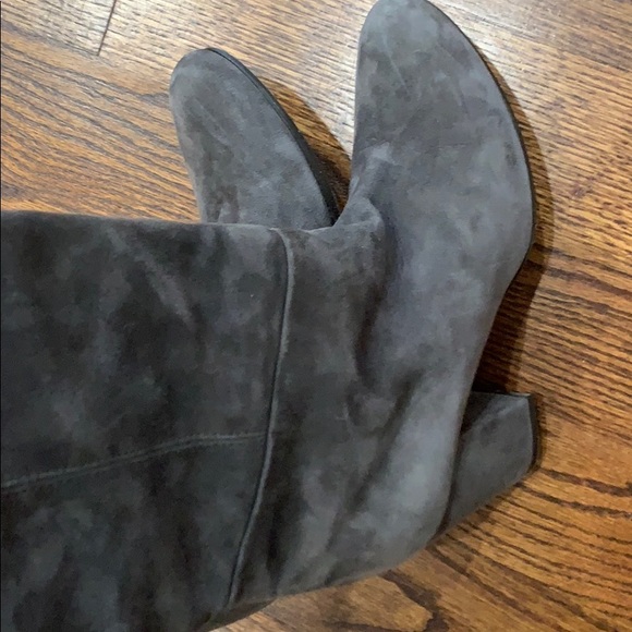 Woman heeled boots size 39 gray Via Roma like new - Picture 6 of 8